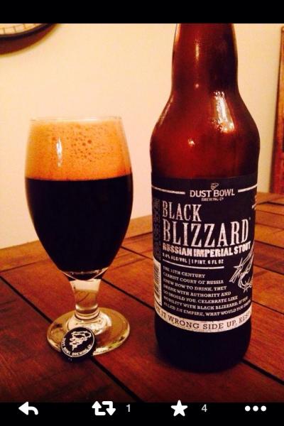 Black Blizzard from Dust Bowl Brewing Company — photo 1 of 1